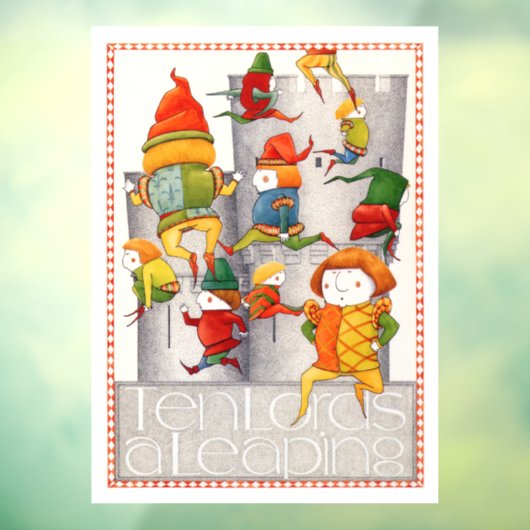 ZEHN GRÖSSER: 8 x 11 Fensterheber Fensteraufkleber (Blatt 3)