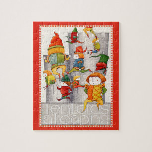 ZEHN GRÖSSER EIN LÖSCHEN 8 x 10 Rätsel Puzzle