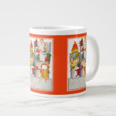 ZEHN GRÖSSERE Tasse - rot (Vorderseite Rechts)