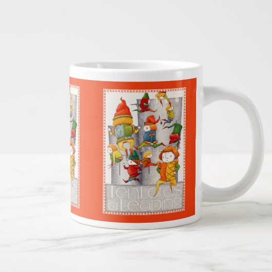 ZEHN GRÖSSERE Tasse - rot (Rechts)