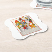 ZEHN GRÖSSERE Untersetzer eines SCHALTTASTENpapier (angewinkelt)