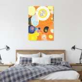Zehn Größte, Nr. 3, Jugend | Hilma af Klint | Leinwanddruck (Insitu (Schlafzimmer))