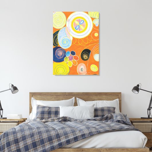 Zehn Größte, Nr. 3, Jugend | Hilma af Klint | Leinwanddruck (Insitu (Schlafzimmer))