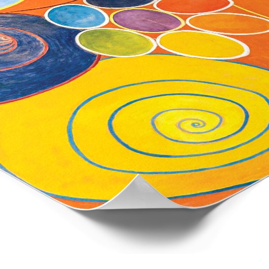 Zehn Größte, Nr. 3, Jugend | Hilma af Klint | Poster (Ecke)