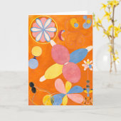 Zehn Größte, Nr. 4, Jugend | Hilma af Klint | Karte (Gelbe Blume)