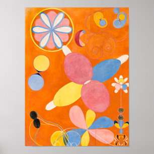 Zehn Größte, Nr. 4, Jugend Hilma af Klint Poster