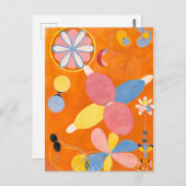 Zehn Größte, Nr. 4, Jugend | Hilma af Klint | Postkarte (Vorne/Hinten)