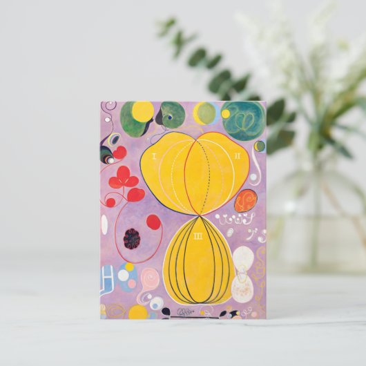 Zehn Größte, Nr. 7, Erwachsenenalter | Hilma af Kl Postkarte (Stehend Vorderseite)