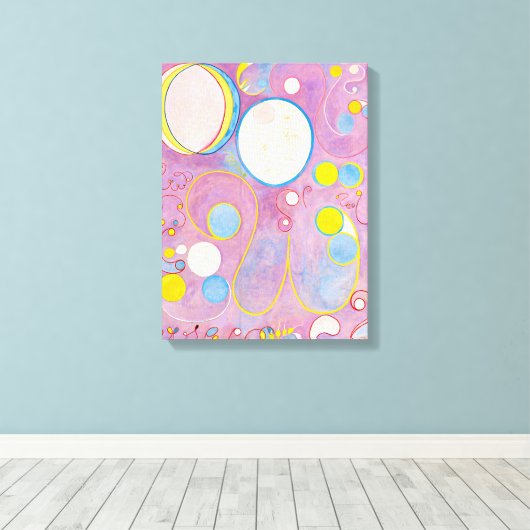 Zehn Größte, Nr. 8, Erwachsenenalter | Hilma af Kl Leinwanddruck (Insitu (Holzboden))