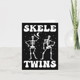 Zehn Halloween Matching Skeletwagen Funny Dancing Karte