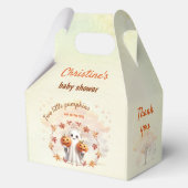 Zehn Halloween Pumpkin Ghost Baby Dusche Medium Geschenkschachtel (Vorderseite)