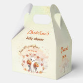 Zehn Halloween Pumpkin Ghost Baby Dusche Medium Geschenkschachtel (Rückseite)
