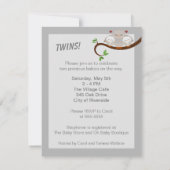 Zehn Haufen einer Babydusche-Neutrale Einladung (Rückseite)