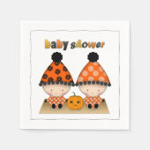 Zehn Herbst Halloween Kinderdusche Serviette (Vorderseite)