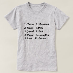 Zehn in Tehuelche T-Shirt