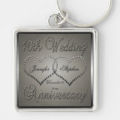 Zehn-Jahr-Jubiläum Schlüsselanhänger (Vorne)