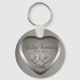 Zehn-Jahr-Jubiläum Schlüsselanhänger