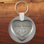 Zehn-Jahr-Jubiläum Schlüsselanhänger (Vorderseite)