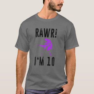 Zehn Jahre alt Dinosaurier-Geschenk 10. Geburtst T-Shirt