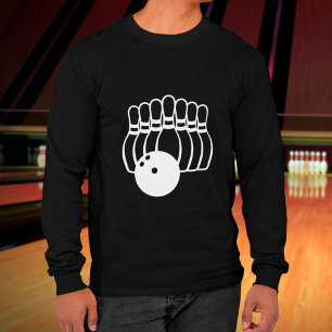 Zehn-Kegel-Bowling-Mannschaftslogo Sweatshirt