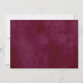 Zehn kleine Kürbis fallen florale Babydusche Einladung (Rückseite)