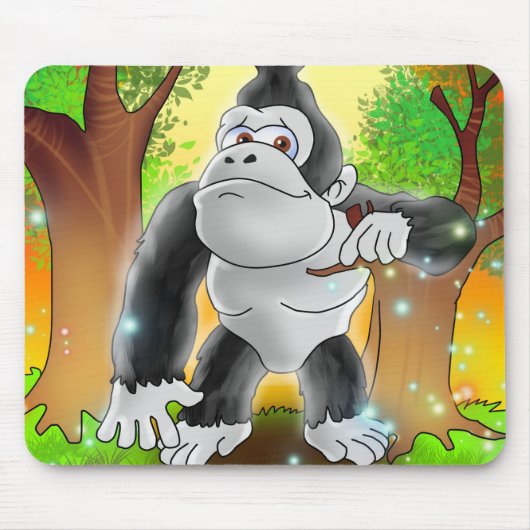 Zehn kleine Monster: Gary the Gorilla Mouse Pad Mousepad (Vorne)