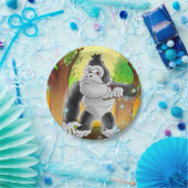 Zehn kleine Monster: Gary the Gorilla Paper plate Pappteller (Party)