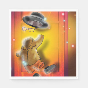 Zehn kleine Monster: Iggy the Invisible Boy Napkin Serviette