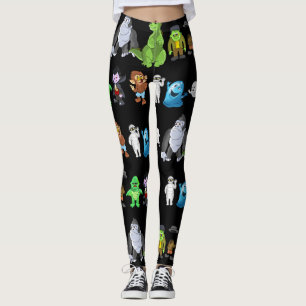 Zehn kleine Monster-Leggings(schwarz) Leggings