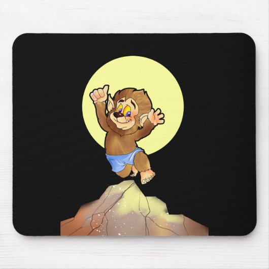 Zehn kleine Monster: Willie the Wolf Mouse Pad Mousepad (Vorne)