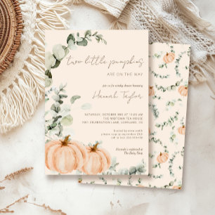 Zehn kleine Pumpkins Fall Baby Dusche Einladung