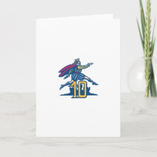 Zehn Lords a-Leaping Feiertagskarte