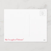 Zehn Lords a-Leaping Feiertagspostkarte (Rückseite)