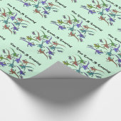 Zehn Lords A Leaping Geschenkpapier (Ecke)