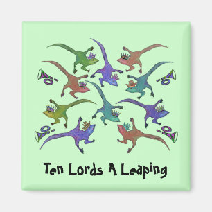 Zehn Lords A Leaping Magnets Magnet