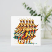 Zehn Lords a-Leaping | Zwölf Tage Weihnachten (Stehend Vorderseite)