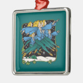 Zehn Lords ein Springen Silbernes Ornament (Links)