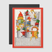 ZEHN LORDS EINE LEAPING 4,25x5,6 Magnetkarte - rot (Vorne/Hinten)