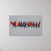 Zehn Lords einen springenden Ausschnitt-Stift 2 Leinwanddruck (Vorderseite)