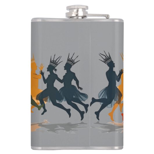 Zehn Lords einen springenden Ausschnitt-Stift 3 Flachmann (Rückseite)