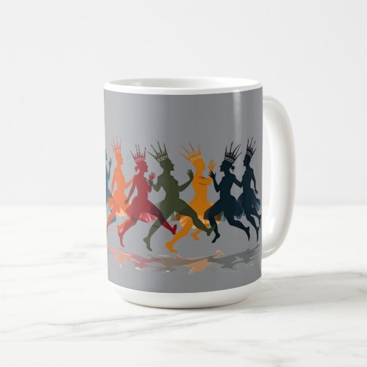 Zehn Lords einen springenden Ausschnitt-Stift 3 Kaffeetasse (VorderseiteRechts)