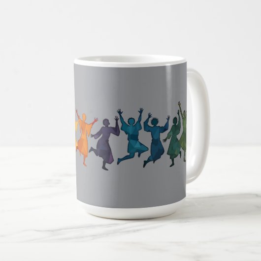 Zehn Lords einen springenden Ausschnitt-Stift 4 Kaffeetasse (VorderseiteRechts)