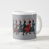 Zehn Lords einen springenden Cut-Out Stift 1 Jumbo-Tasse (Vorderseite Rechts)