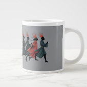 Zehn Lords einen springenden Cut-Out Stift 1 Jumbo-Tasse (Rechts)