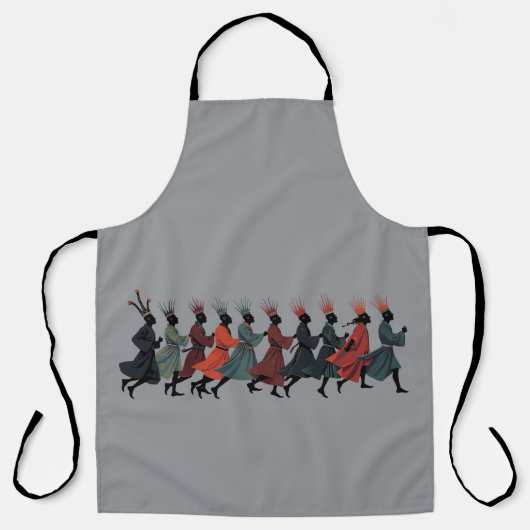 Zehn Lords einen springenden Cut-Out Stift 1 Schürze (Vorderseite)