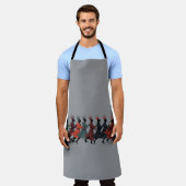 Zehn Lords einen springenden Cut-Out Stift 1 Schürze (Getragen)