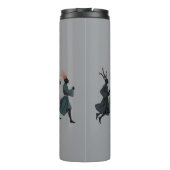 Zehn Lords einen springenden Cut-Out Stift 1 Thermosbecher (Rückseite)