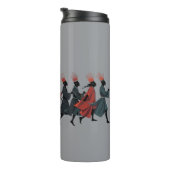 Zehn Lords einen springenden Cut-Out Stift 1 Thermosbecher (Nach rechts gedreht)