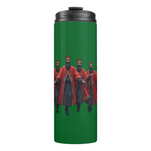 Zehn Lords einen springenden Cut-Out Stift 6 Thermosbecher (Vorderseite)