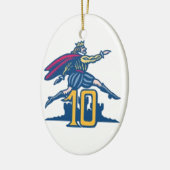 Zehn Lords EinSpringen Keramik Ornament (Links)
